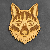 Fox Head Forest Art - Glowforge