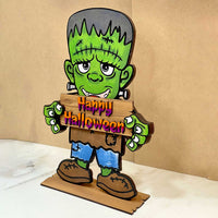 Frankenstein Halloween Stand - Glowforge