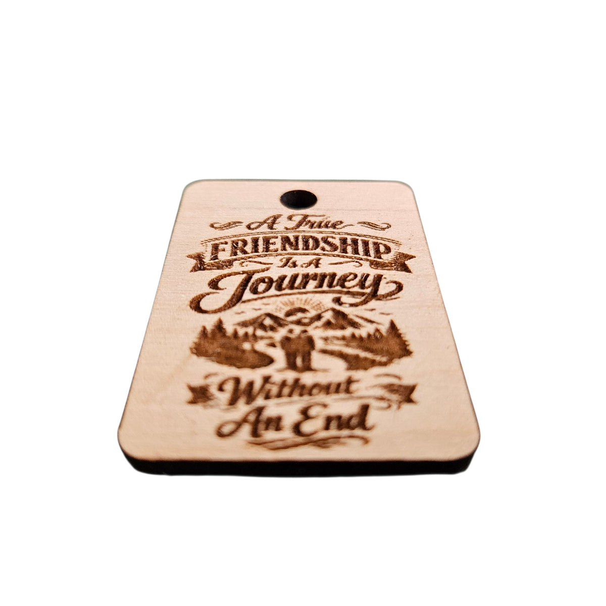 Friendship is a Journey Keychain - Glowforge