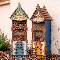 Garden Bug Hostel - Pollinator Insect Fairy House - Glowforge