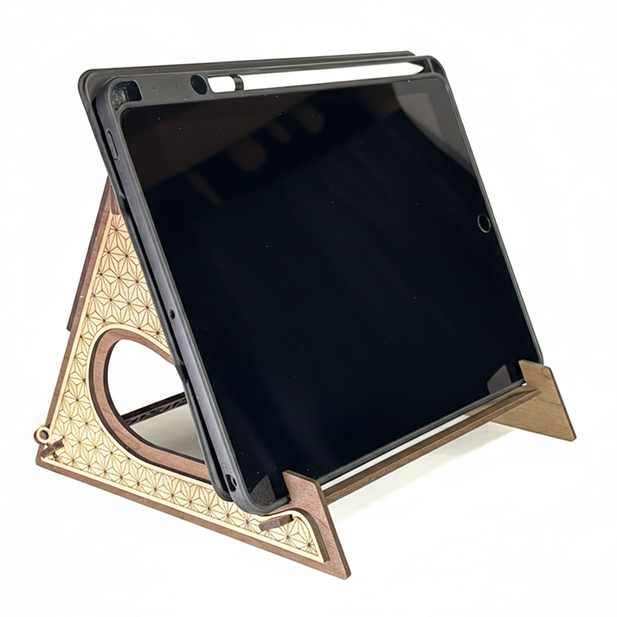 Geometric Book Rest or Tablet Stand with Matching Page Holder - Glowforge