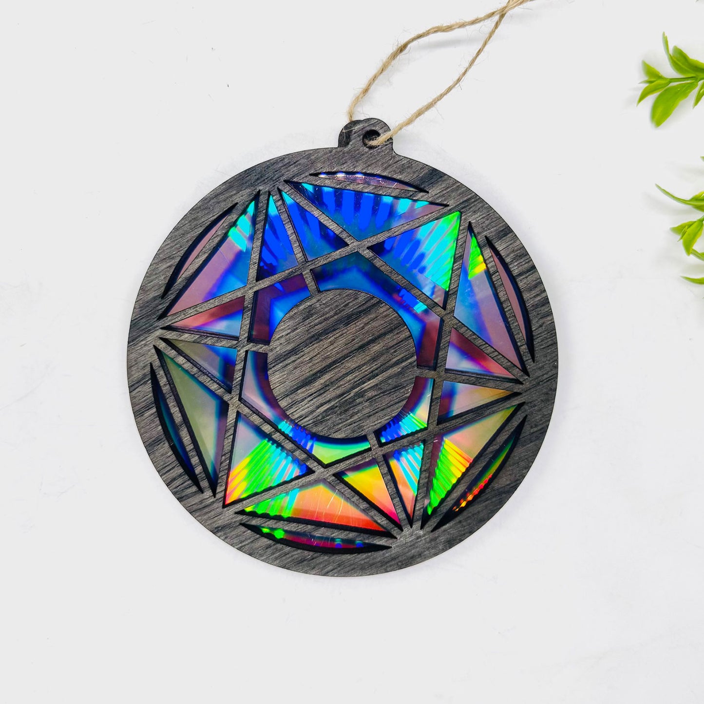 Geometric CD / DVD Suncatcher #1 - Glowforge