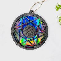 Geometric CD / DVD Suncatcher #1 - Glowforge