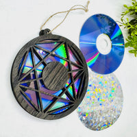 Geometric CD / DVD Suncatcher #1 - Glowforge