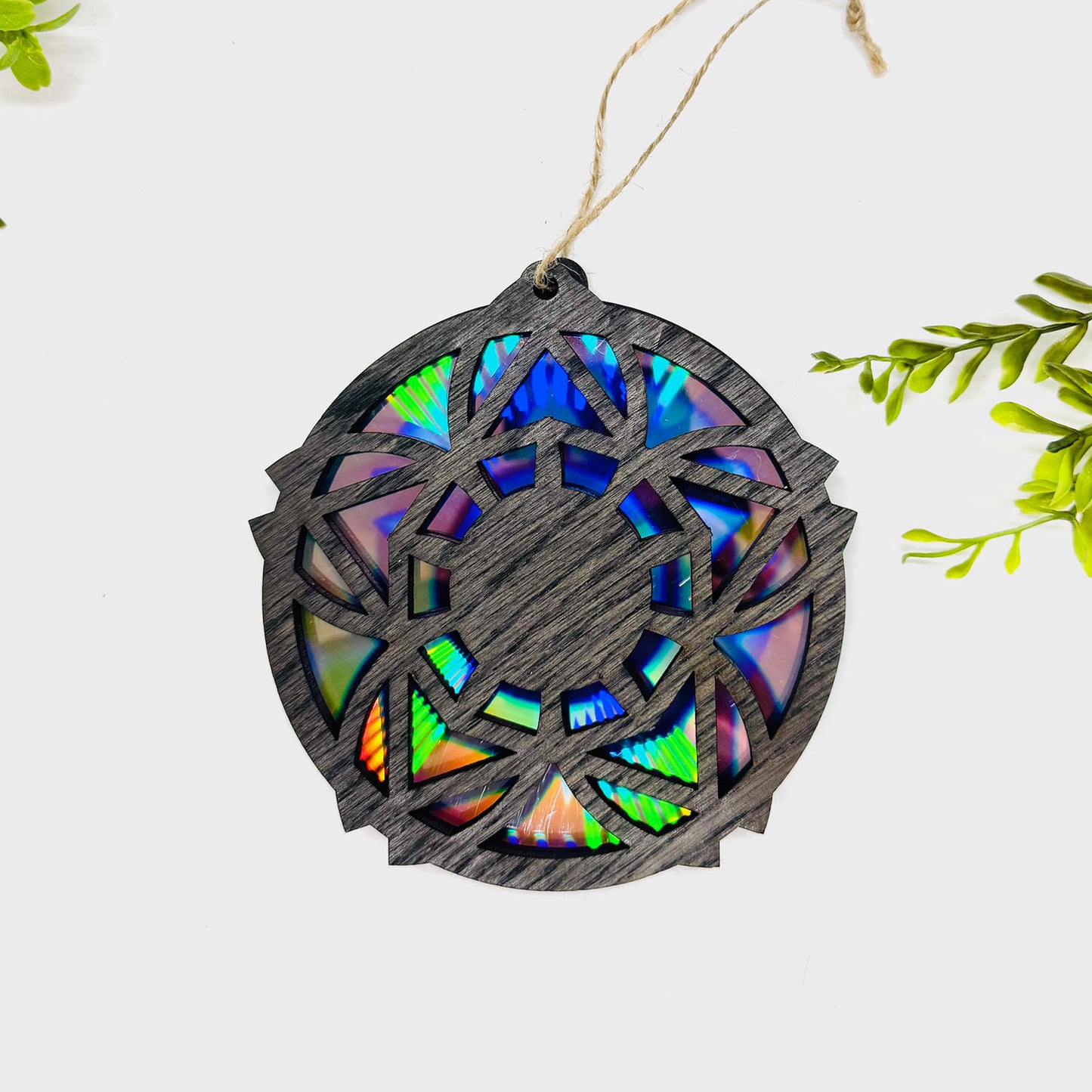 Geometric CD / DVD Suncatcher #2 - Glowforge