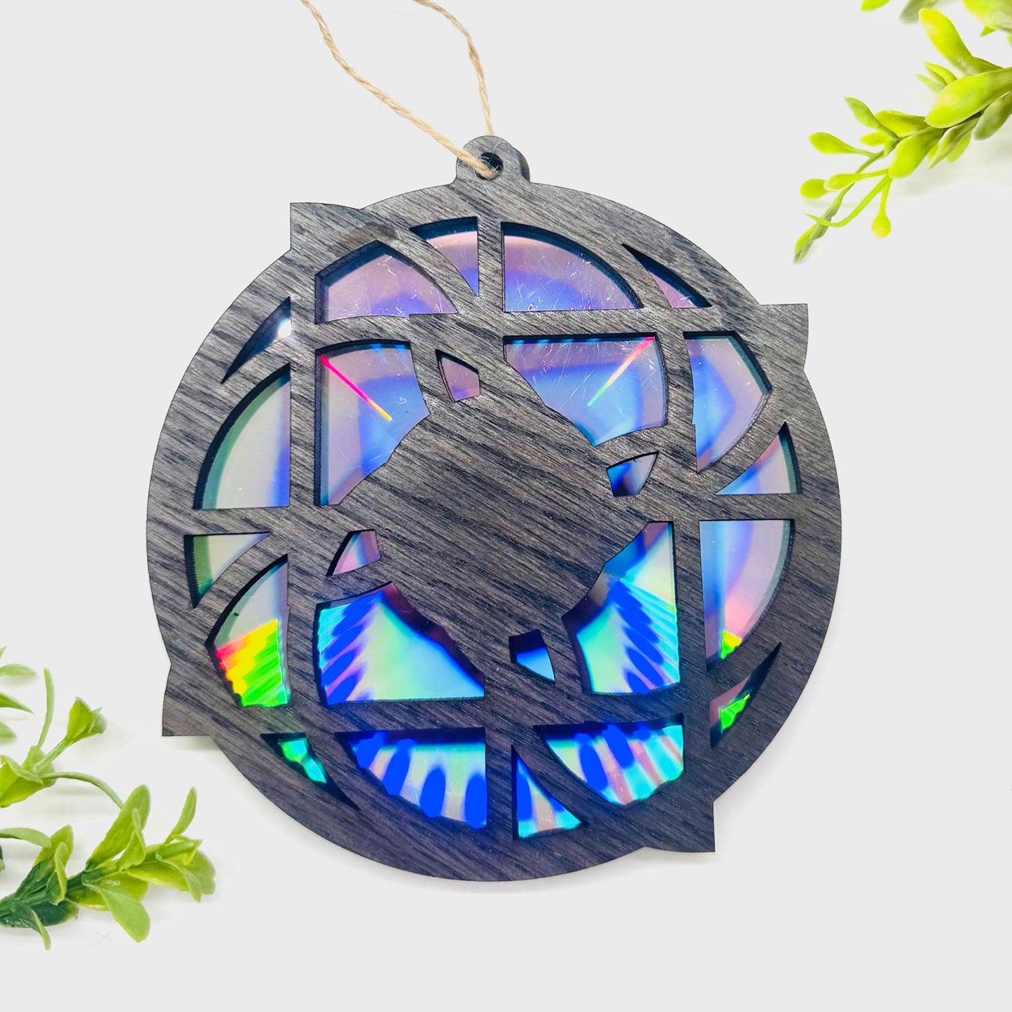 Geometric CD / DVD Suncatcher #3 - Glowforge