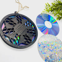Geometric CD / DVD Suncatcher #4 - Glowforge