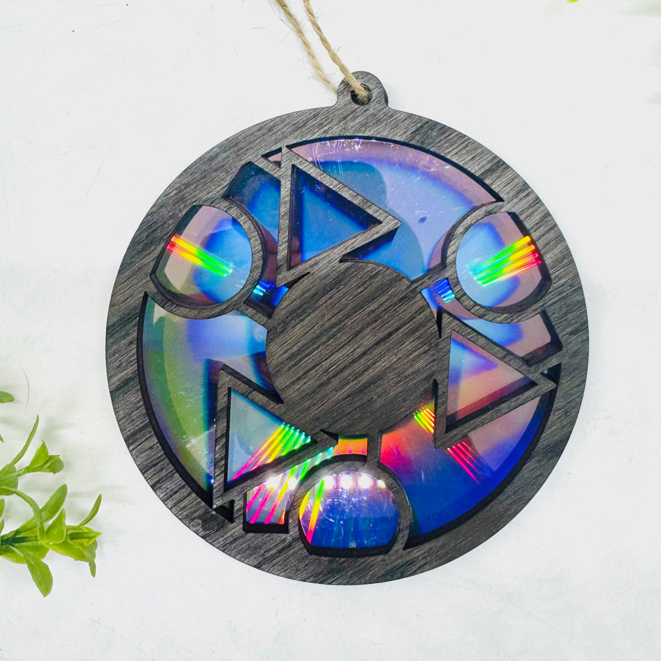 Geometric CD / DVD Suncatcher #5 - Glowforge