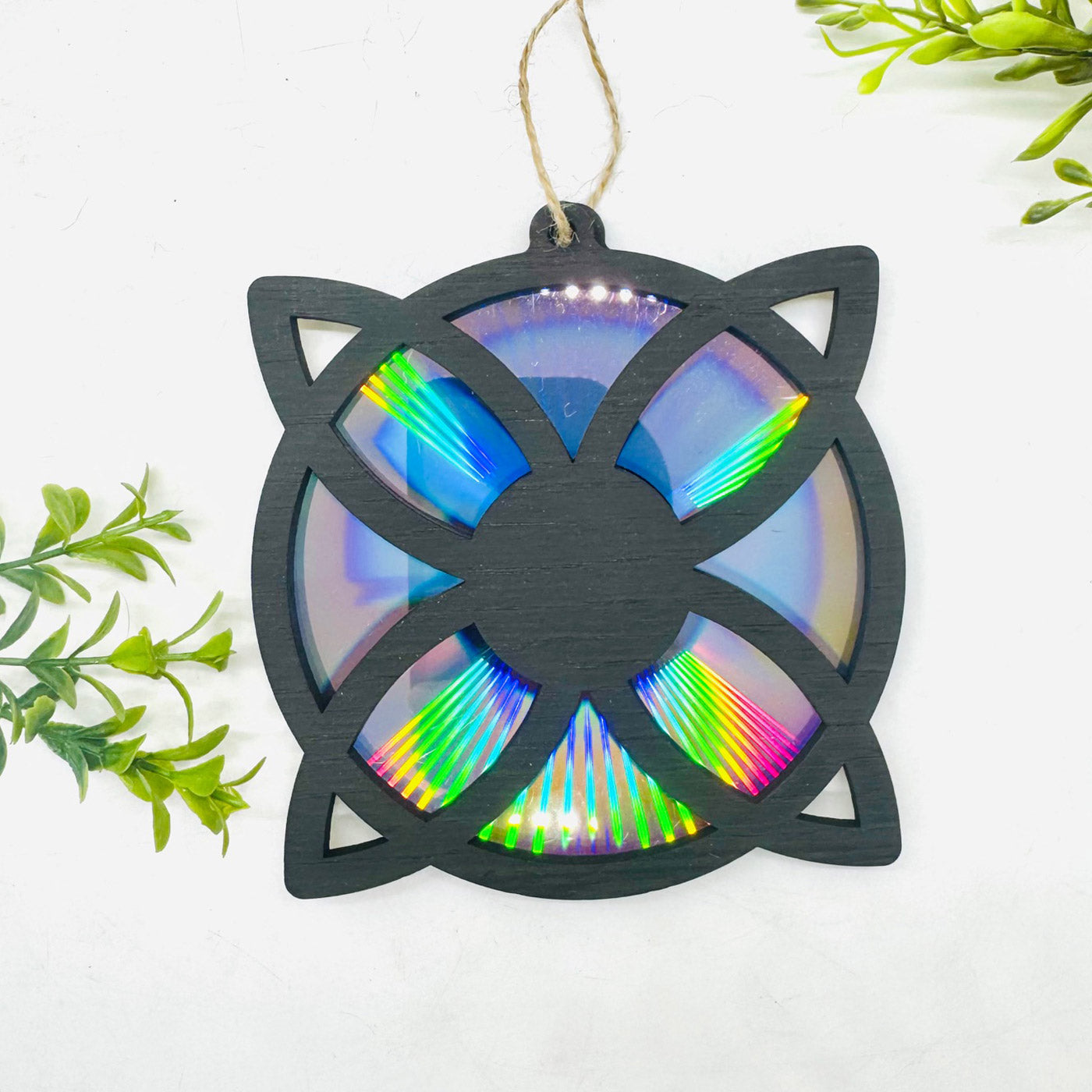 Geometric CD / DVD Suncatcher #6