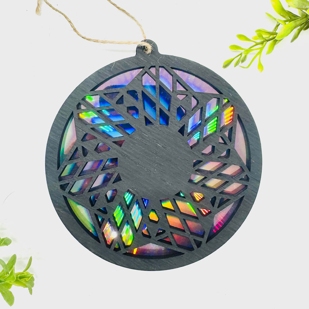 Geometric CD / DVD Suncatcher #7 - Glowforge