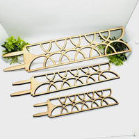 Geometric Plant Trellis Style #2 (Set of 3) - Glowforge
