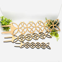 Geometric Plant Trellis Style #4 (Set of 3) - Glowforge