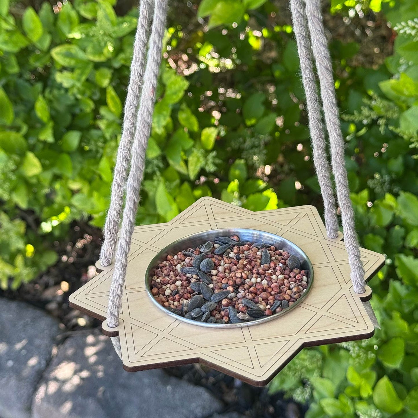 Geometric Shapes Bird Feeder Kids Craft - Glowforge