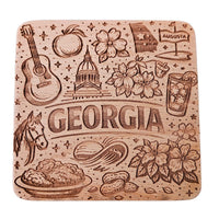 Georgia Coaster Design - Glowforge