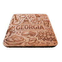 Georgia Coaster Design - Glowforge