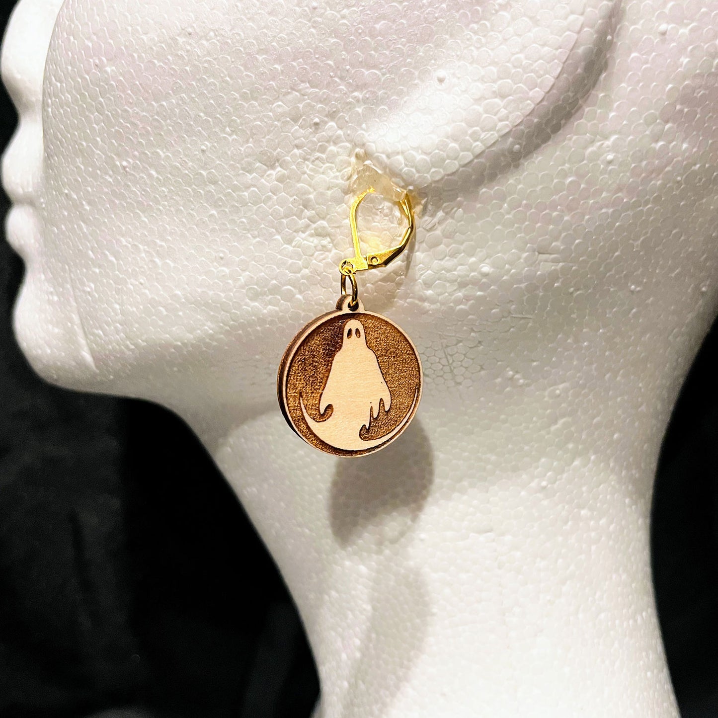 Ghost Earring Pendants - Glowforge