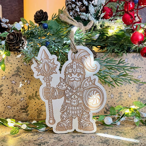 Gingerbread Adventurer Ornament - Paladin – Glowforge Shop
