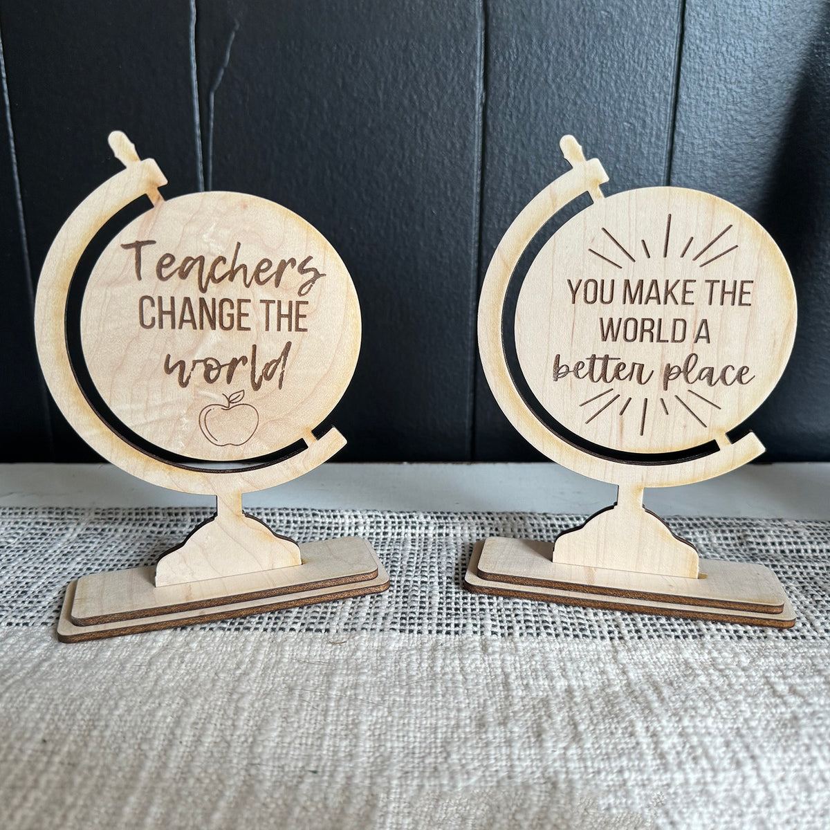 Globe Affirmation Plaque - 