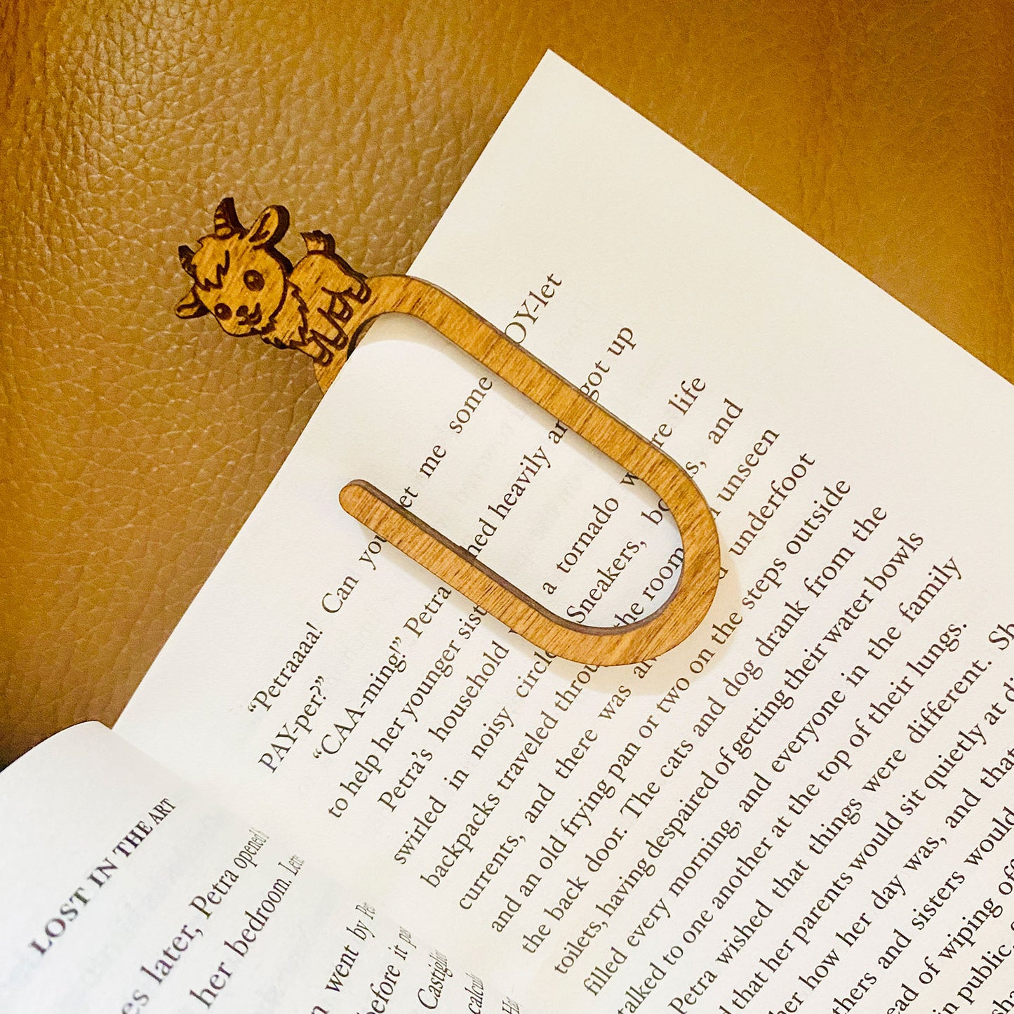 Goat Paperclip Bookmark - Glowforge