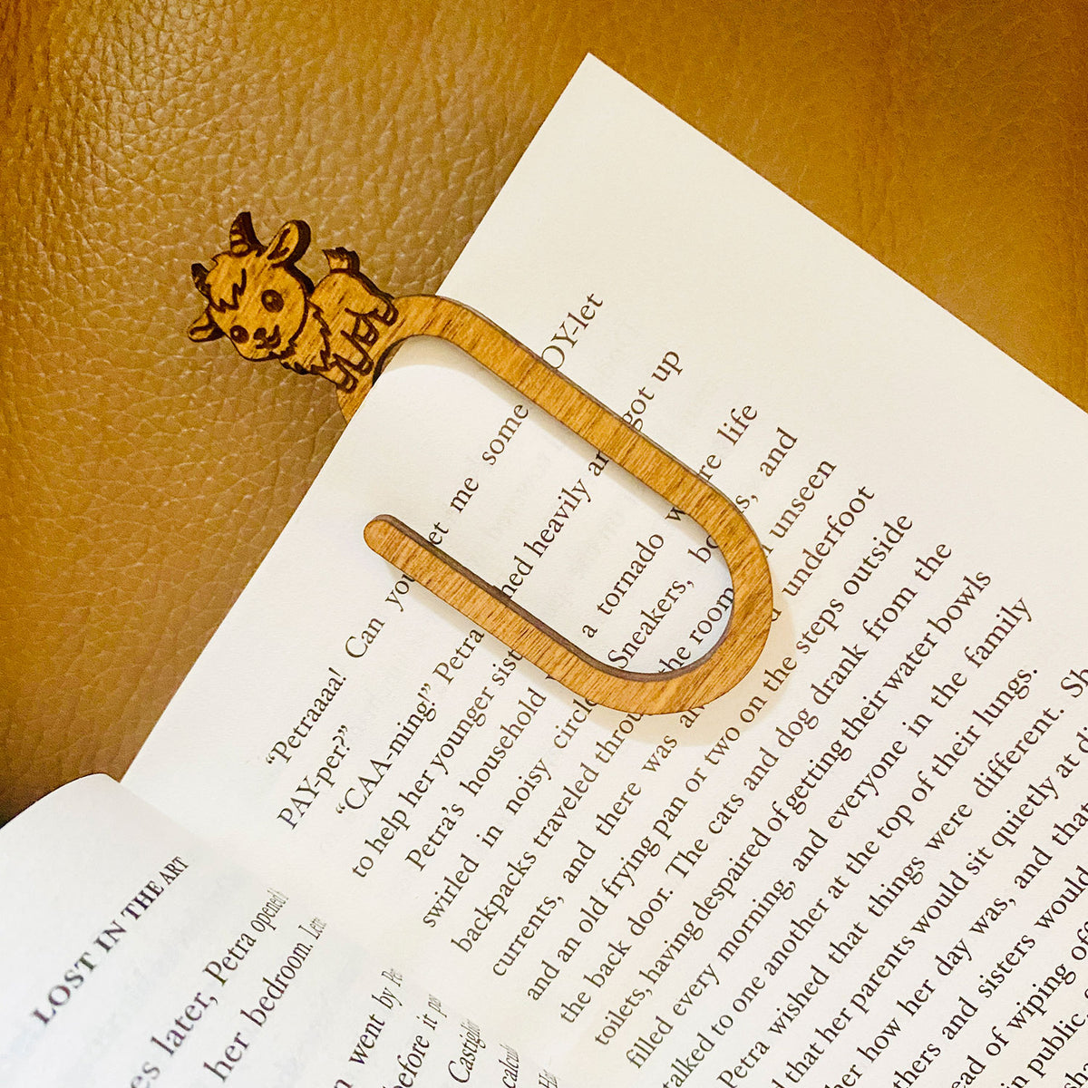 Goat Paperclip Bookmark - Glowforge