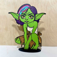 Goblin Girl Halloween Stand - Glowforge
