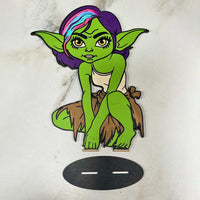 Goblin Girl Halloween Stand - Glowforge