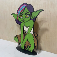 Goblin Girl Halloween Stand - Glowforge