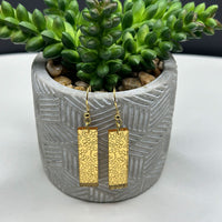 Golden Bloom Bar Earrings