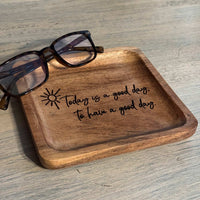 Good Day Tray Quote - Glowforge