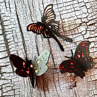 Gothic 3D Moths for 1/8" Material (Set of 3) - Glowforge