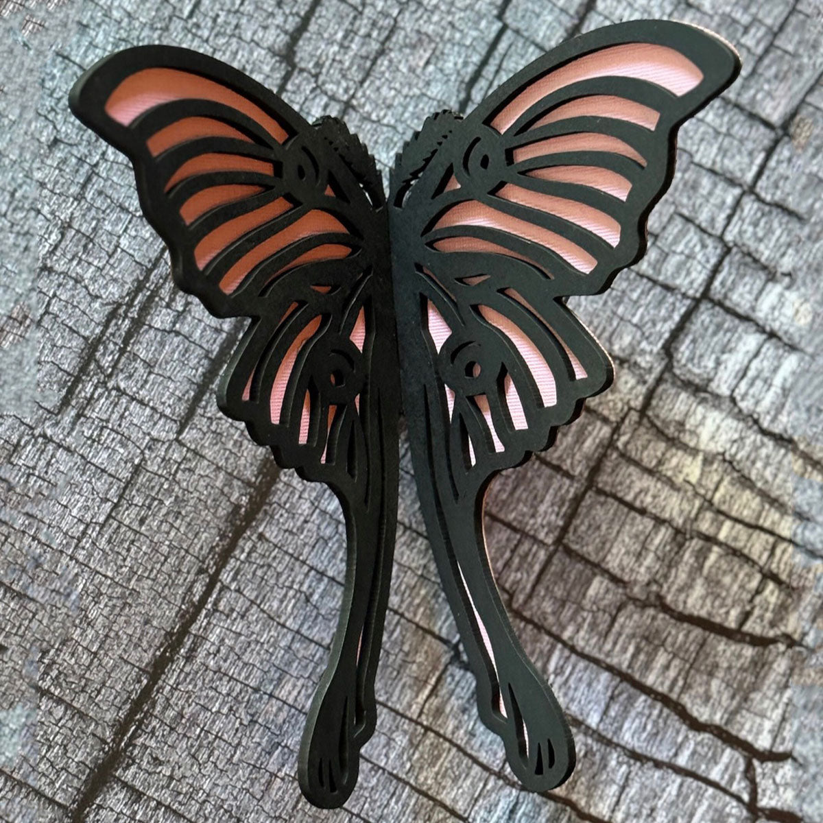 Gothic 3D Moths for 1/8" Material (Set of 3) - Glowforge