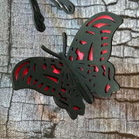 Gothic 3D Moths for 1/8" Material (Set of 3) - Glowforge