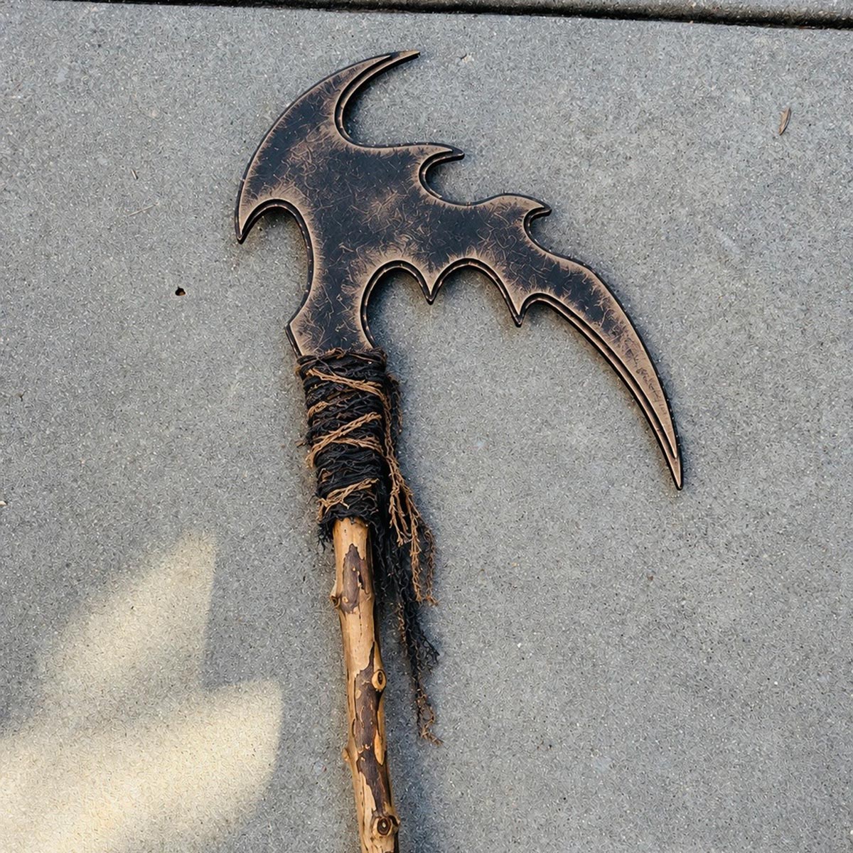 Gothic Grim Reaper Scythe Halloween 3-Layers Prop - Glowforge