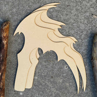 Gothic Grim Reaper Scythe Halloween 3-Layers Prop - Glowforge
