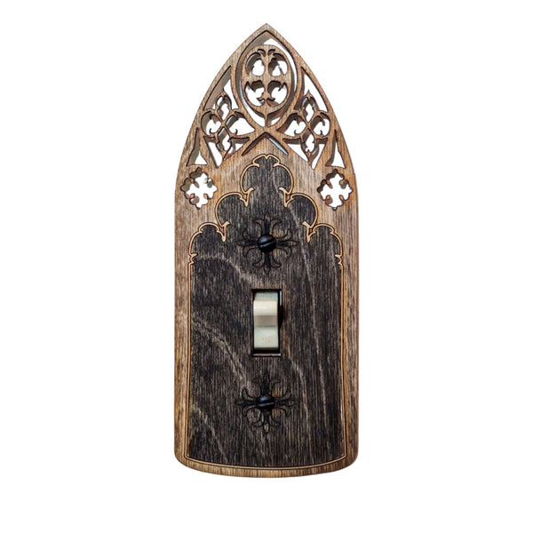 Gothic Medieval Window Light Switch Cover Halloween Decor – Glowforge Shop
