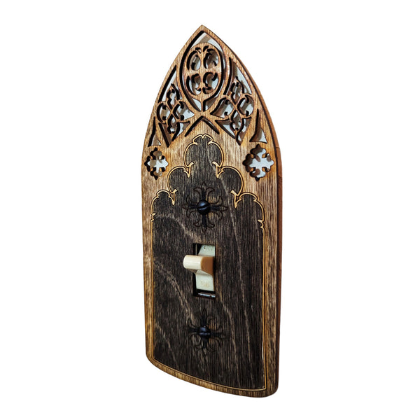 Gothic Medieval Window Light Switch Cover Halloween Decor – Glowforge Shop