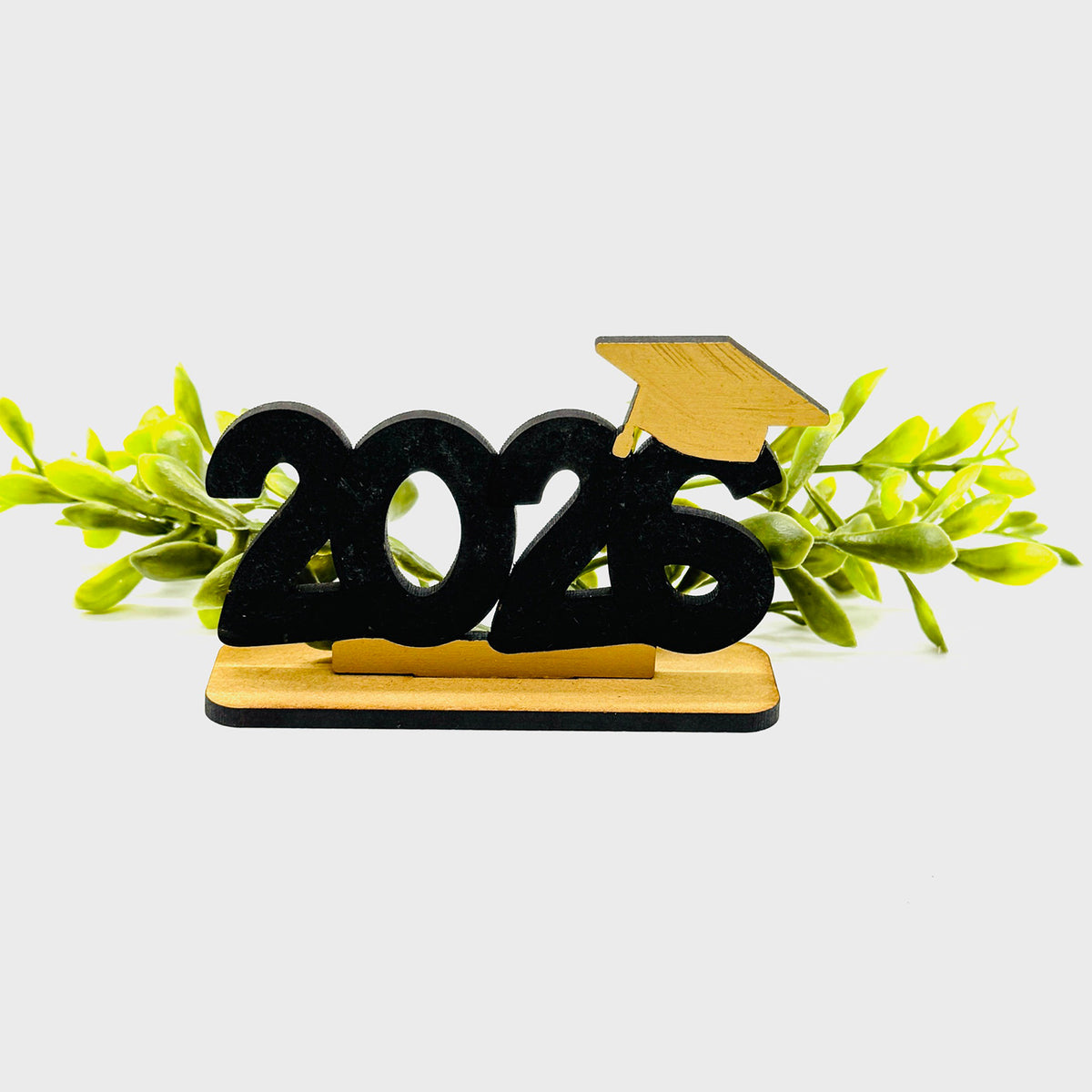 Graduation 2026 Stand Editable Cap Table Decor - Glowforge