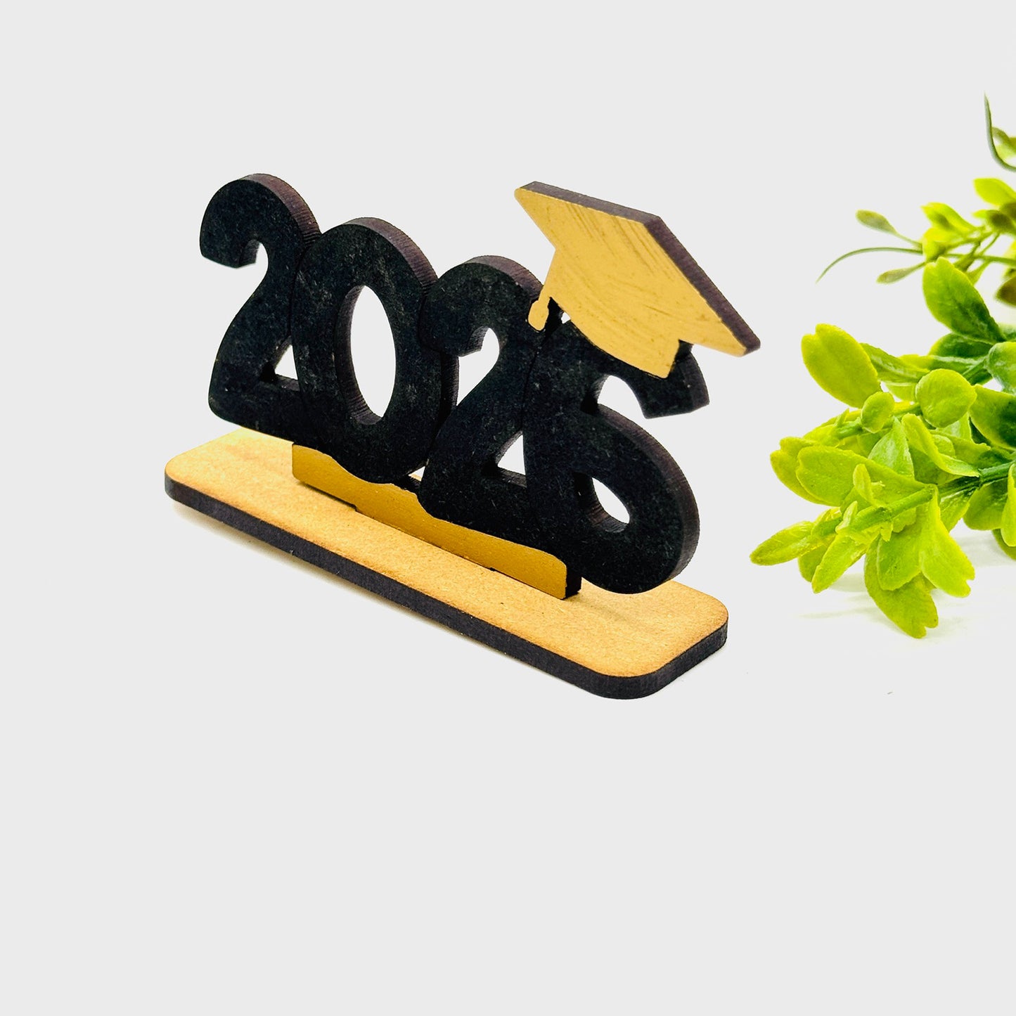 Graduation 2026 Stand Editable Cap Table Decor - Glowforge