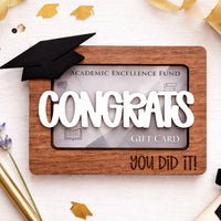 Graduation  Keepsake Gift Card Holder - Glowforge