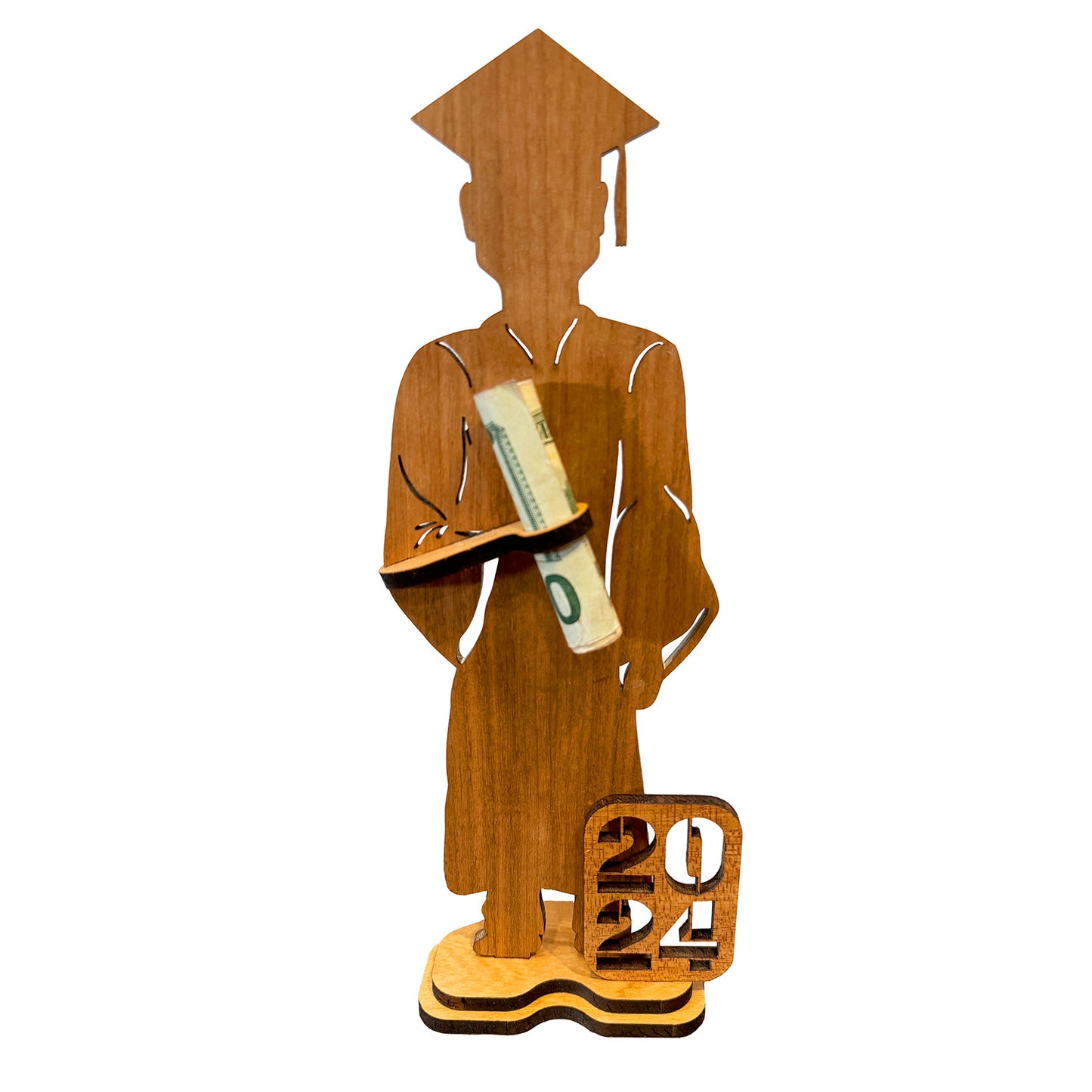 Graduation Money Holder Silhouette (Medium Proofgrade) – Glowforge Shop