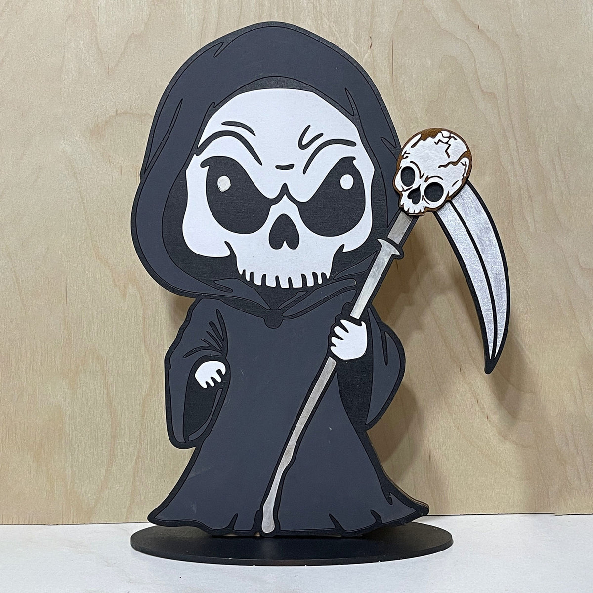Grim Reaper Halloween Stand - Glowforge