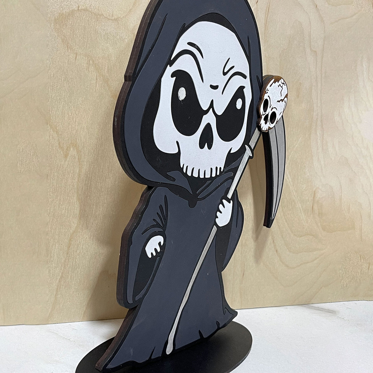 Grim Reaper Halloween Stand - Glowforge