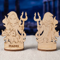 Hades Greek God of the Underworld - Tabletop Figurine, Dark Mythology Deity - Glowforge