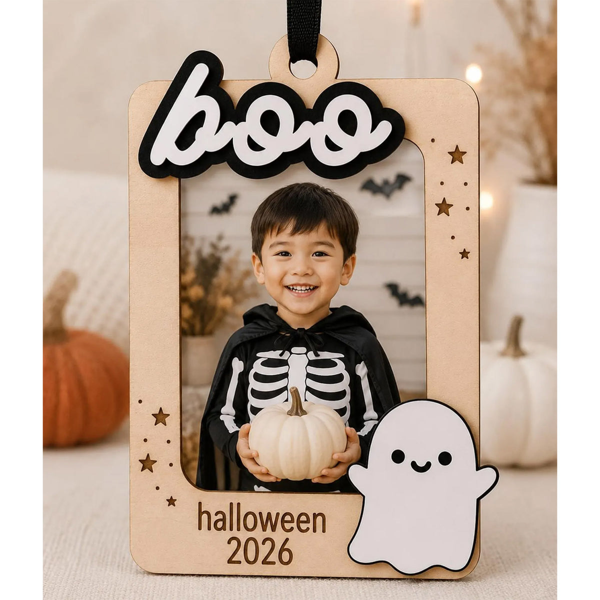 Halloween Boo Photo Frame - Glowforge