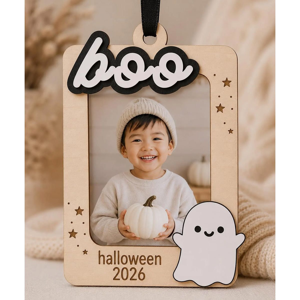 Halloween Boo Photo Frame - Glowforge
