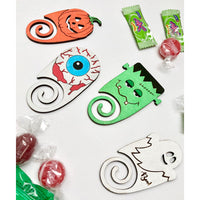 Halloween Gift Bag Clips - Bookmarks (Set of 5)