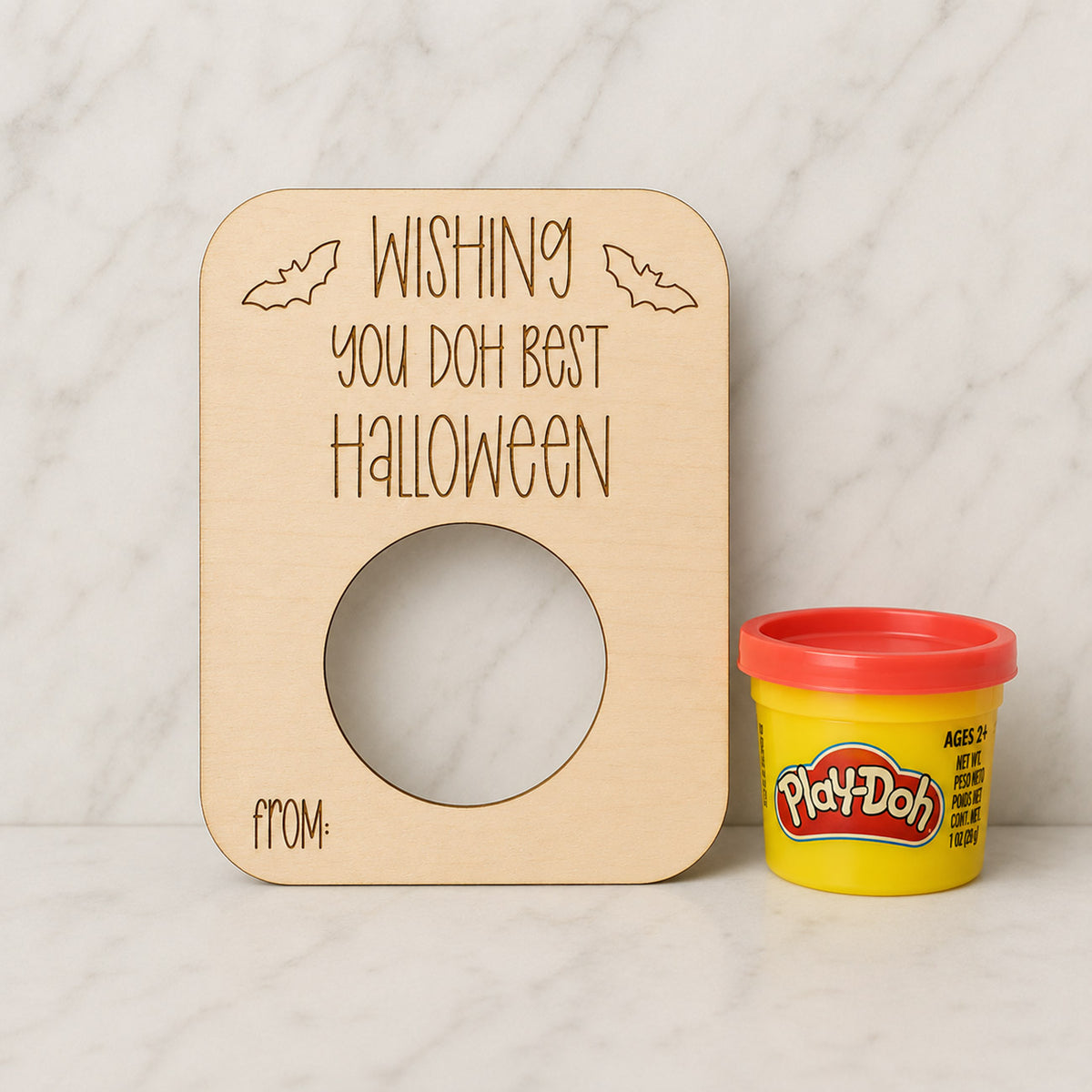 Halloween Mini Play-Doh Holder - Glowforge