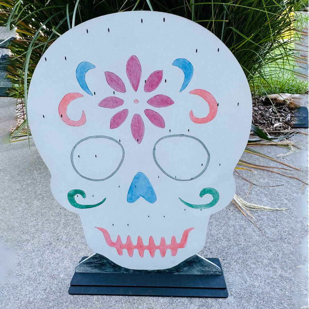 Halloween Sugar Skull Earrings (Set of 12) with Display Stand - Glowforge