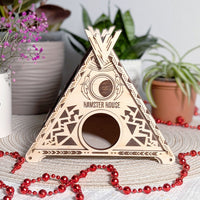 Hamster House - Native American Wigwam Style Shelter - Glowforge