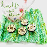 Handmade Crochet Knitting Tags Made with Love (Set of 4) - Glowforge